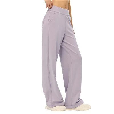 Pantaloni casual Retemu a-vita dritta-gamba alta